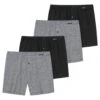 Schiesser Boxershorts 4er Pack (Spar-Set, 4-St) Boxershorts - Baumwolle - Mit Eingriff