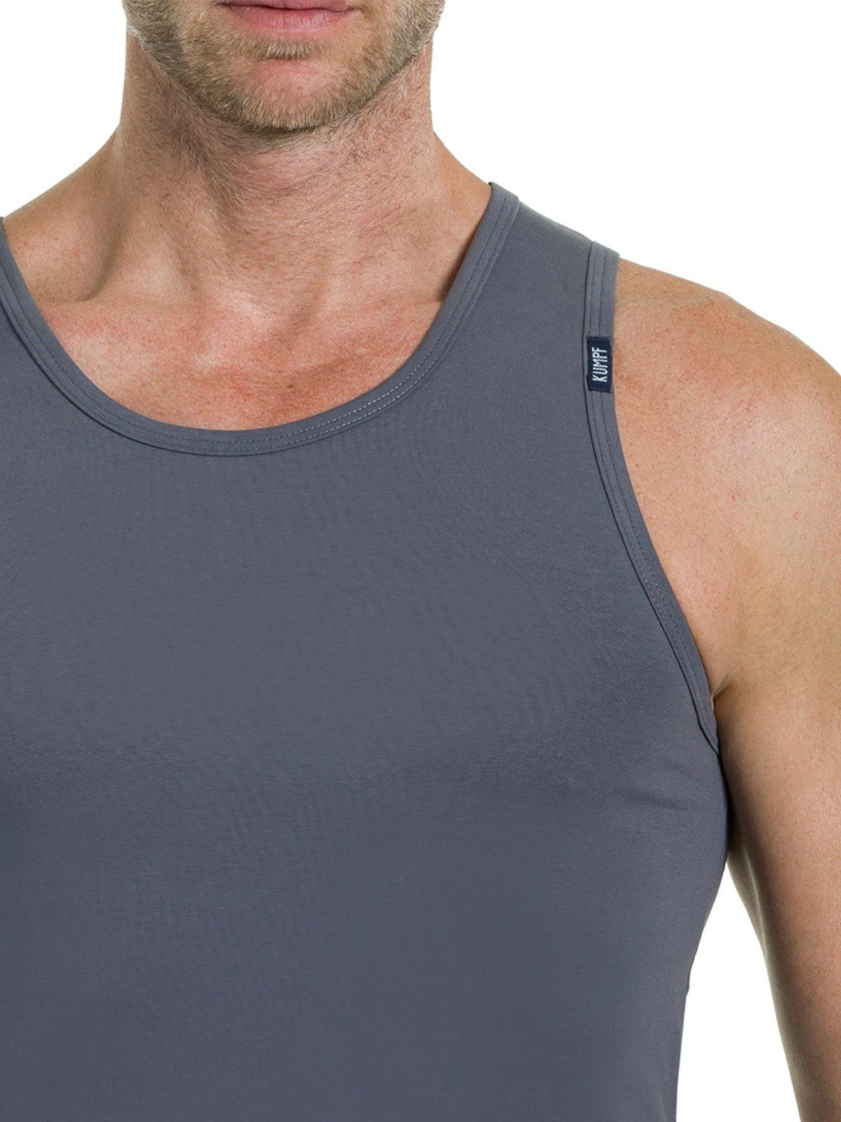 KUMPF Achselhemd 2er Sparpack Herren Unterhemd Bio Cotton (Spar-Set, 2-St) Hohe Markenqualität 6 KUMPF Achselhemd 2er Sparpack Herren Unterhemd Bio Cotton (Spar-Set, 2-St) Hohe Markenqualität – Bild 4