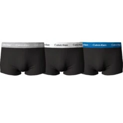 Calvin Klein Underwear Trunk LOW RISE TRUNK 3PK (Packung, 3er-Pack) Mit Calvin Klein Logo-Elastikbund