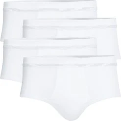 Conta Slip Herren-Slip 4er-Pack Feinripp Uni