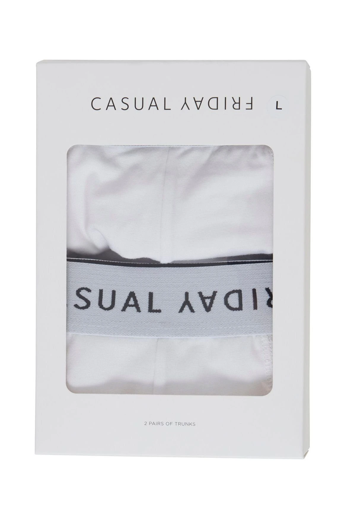 Casual Friday Boxershorts Norh Logo 2-pack Bamboo Trunks - 20503732 (2-St) 4639 In Weiß 6 Casual Friday Boxershorts Norh Logo 2-pack Bamboo Trunks - 20503732 (2-St) 4639 In Weiß – Bild 4