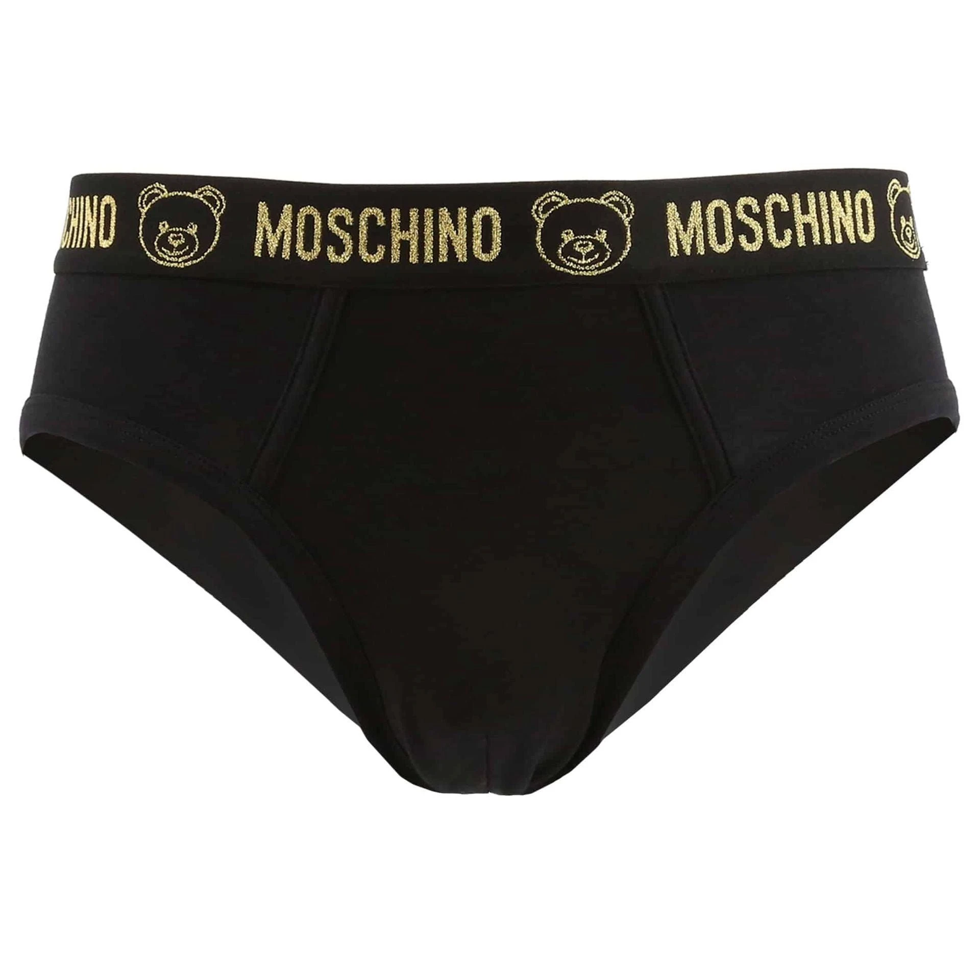 Moschino Boxershorts »Moschino Set Herren Slip+T-Shirt, Schwarz (Set, 2ei-Tlg) 5 Moschino Boxershorts »Moschino Set Herren Slip+T-Shirt, Schwarz (Set, 2ei-Tlg) – Bild 3