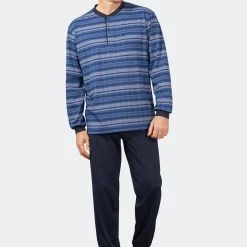 Hajo Schlafanzug (2 Tlg) Mit Streifenmuster