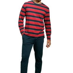 H.I.S Pyjama (2 Tlg., 1 Stück) Mit Aufwendig Gestreiftem Oberteil -Zimmerli Geschäft 604f4792 5506 5379 b462 536757a41cf5 scaled