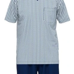 GÖTZBURG Schlafanzug Herren Shorty Schlafanzug (2 Tlg) Baumwolle