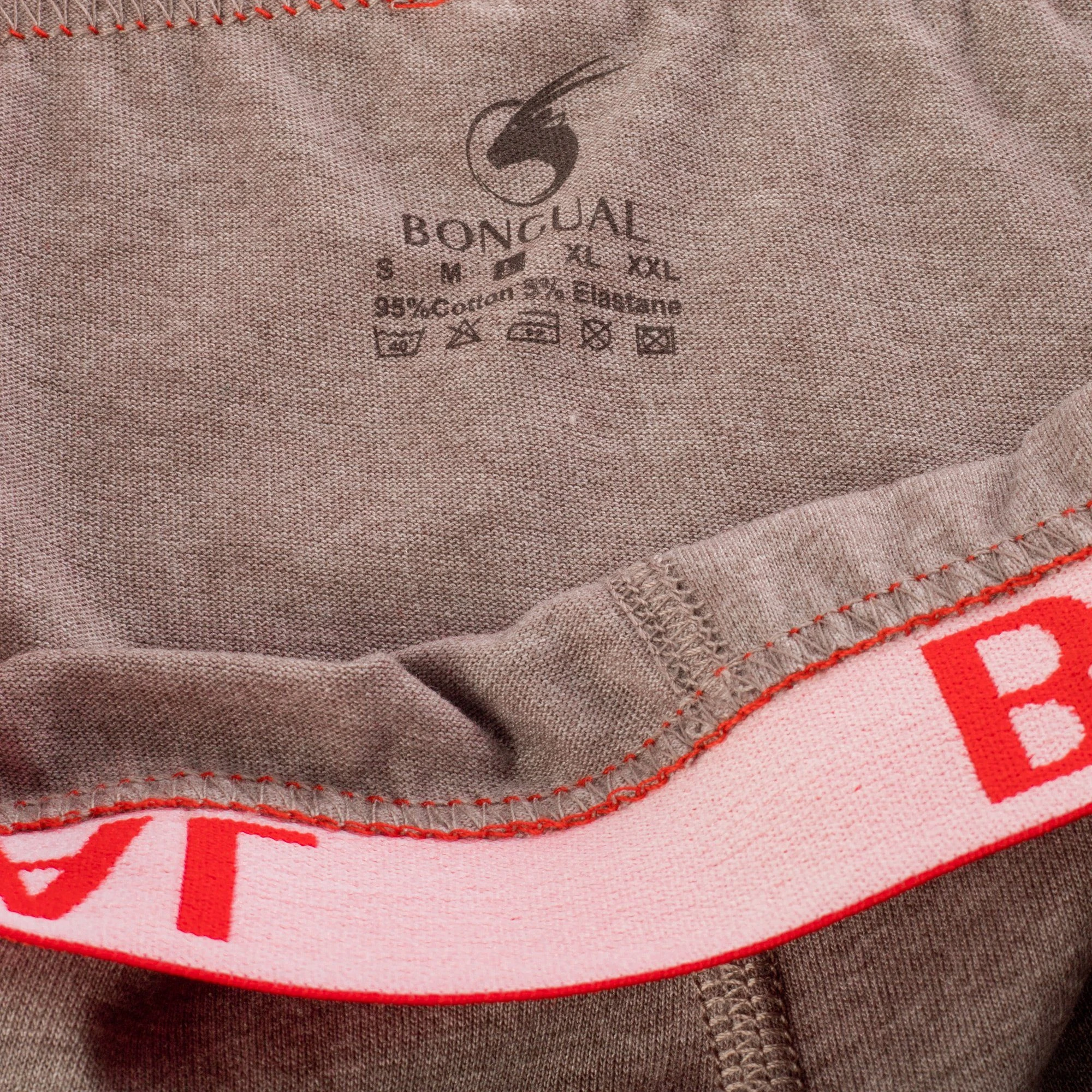 Bongual Boxershorts Herren Hipster Retroshorts Engliegend Mit Schriftzug Mit Kontrastfarbenem Bund 4 Bongual Boxershorts Herren Hipster Retroshorts Engliegend Mit Schriftzug Mit Kontrastfarbenem Bund – Bild 2