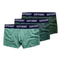 Superdry Boxershorts Superdry Boxershorts Dreierpack BOXER MULTI TRIPLE PACK Ename Orego Bright Green Grün