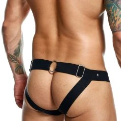 MOB Eroticwear Slip Männer-Slip Mit Nieten Jockstrap - Schwarz -Zimmerli Geschäft 694c5187 22d2 5903 96c9 6b28c15de841