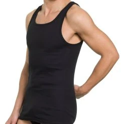 HAASIS Bodywear 1919 Achselhemd Herren Unterhemd 77202011-schwarz (Packung, 2-St., 2er Pack) Hochwertiges Schwarzes Achselhemd In Optimaler Paßform, Pflegeleicht, Formbeständig, Strapazierfähig Aus 100% Hautsympathischer Baumwolle -Zimmerli Geschäft 6abb918d d273 52e3 82d6 86632b5360c6
