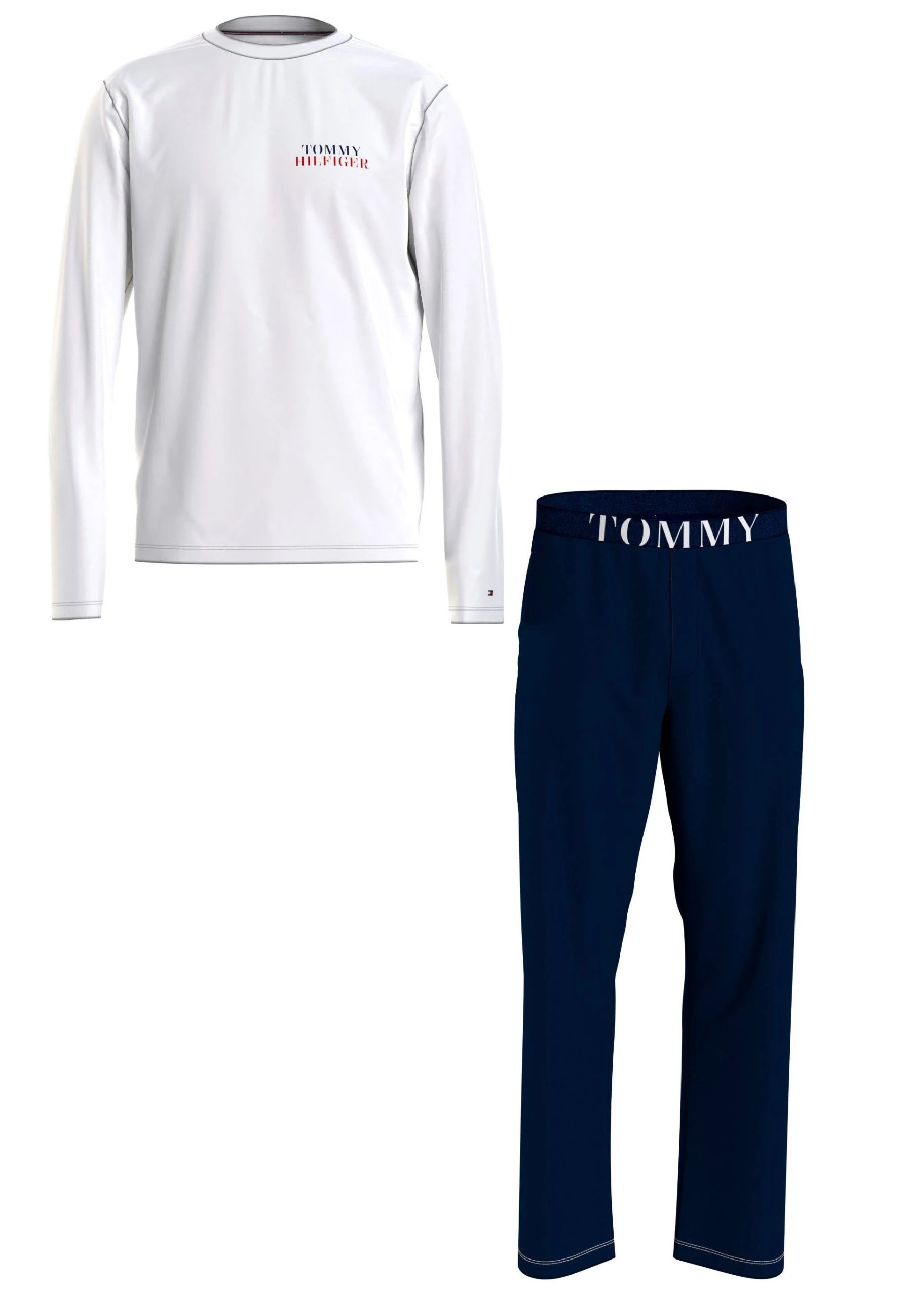 Tommy Hilfiger Underwear Pyjama (2 Tlg) Mit Tommy Hilfiger Logo-Schriftzug Am Bund 9 Tommy Hilfiger Underwear Pyjama (2 Tlg) Mit Tommy Hilfiger Logo-Schriftzug Am Bund – Bild 7