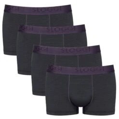 Sloggi Retro Boxer 4er Pack Ever Cool (Spar-Set, 4-St) Hipster / Pant - Baumwolle - Ohne Eingriff - Shorts Mit Kühl-Effekt