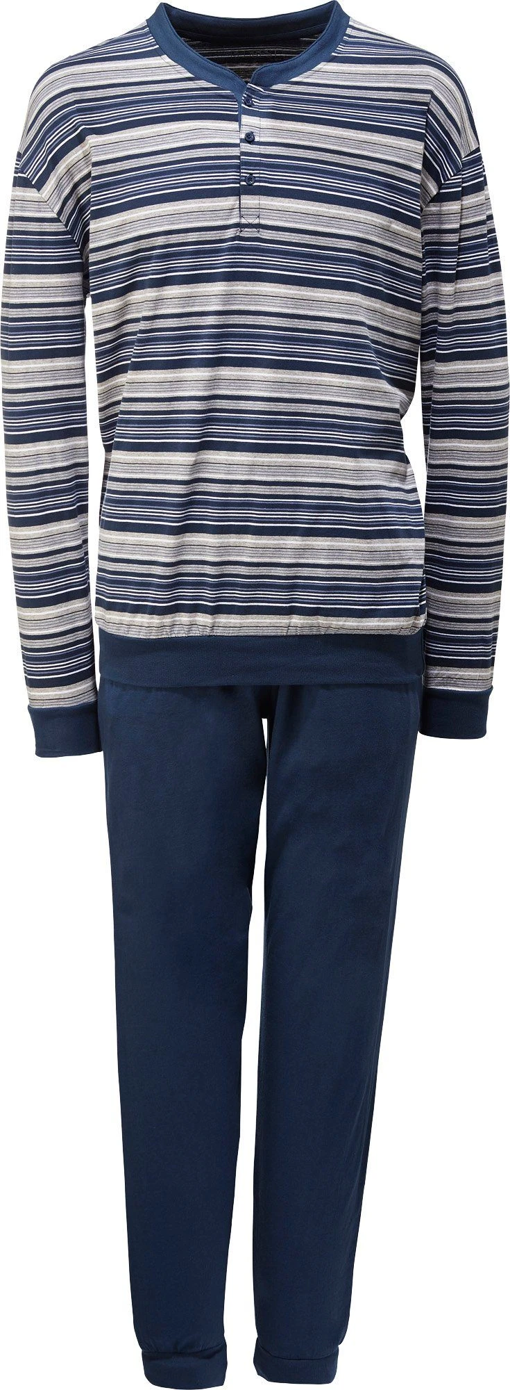 REDBEST Pyjama Herren-Schlafanzug Single-Jersey Streifen 3 REDBEST Pyjama Herren-Schlafanzug Single-Jersey Streifen