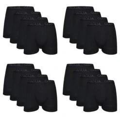 TEXEMP Boxershorts 5 Bis 10 Herren Boxershorts Retroshorts Baumwolle Unterhose Unterwäsche Trunks Shorts Boxer Schwarz M L XL 2XL 3XL (Packung, 5-St) Atmungsaktiv, 85% Baumwolle