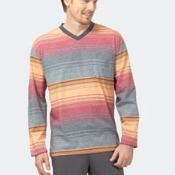 Hajo Pyjama Hajo Herren Schlafanzug (2 Tlg) Baumwolle