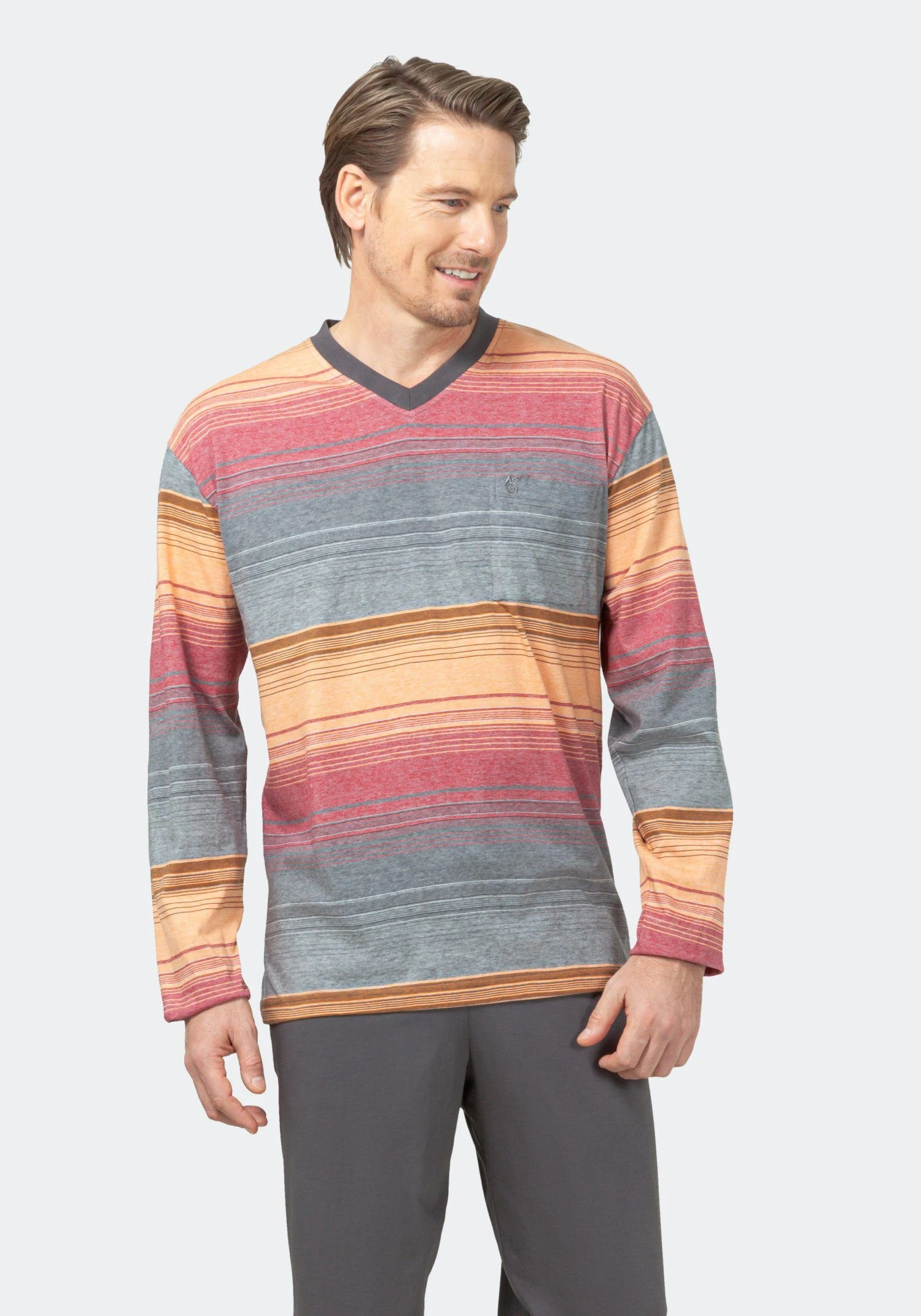 Hajo Pyjama Hajo Herren Schlafanzug (2 Tlg) Baumwolle 3 Hajo Pyjama Hajo Herren Schlafanzug (2 Tlg) Baumwolle