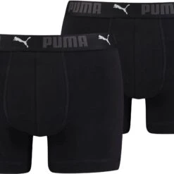 PUMA Boxer (Packung, 2-St) Mit Markenschriftzug Im Bund