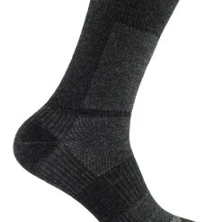 Wrightsock Socken Coolmesh II Merino Crew Grey-Black