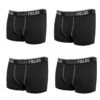 Frank Fields Boxershorts 4 Herren Retro Boxershorts Micropolyester Oder Baumwolle (4-St) Atmungsaktiv