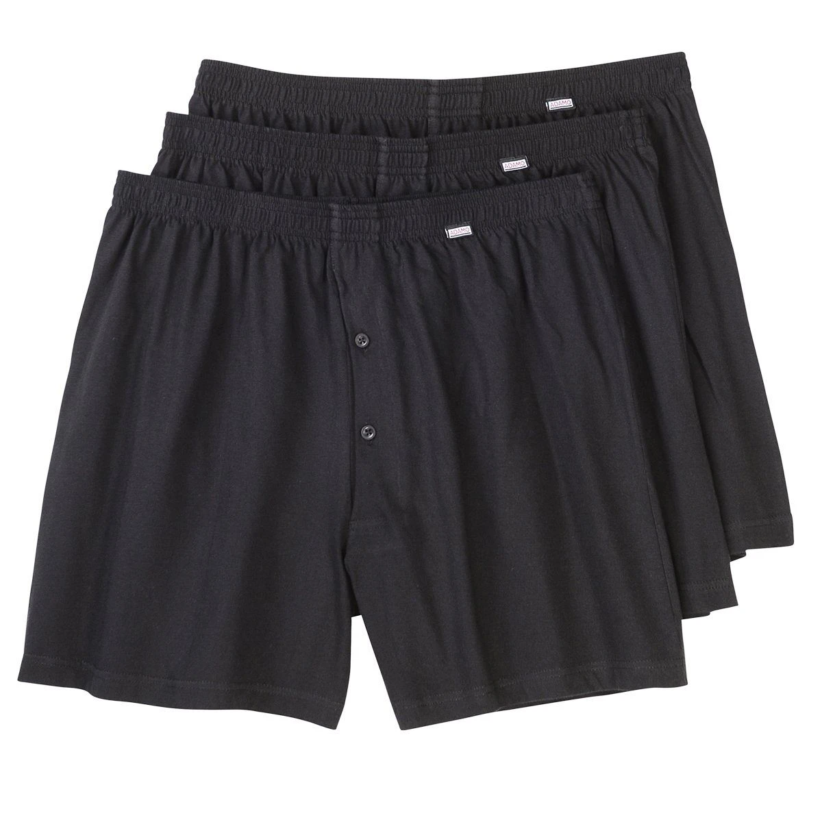 ADAMO Boxershorts 3er-Pack Boxershorts Große Größen Schwarz Adamo (Packung, 3-St., 3er-Pack) 3 ADAMO Boxershorts 3er-Pack Boxershorts Große Größen Schwarz Adamo (Packung, 3-St., 3er-Pack)
