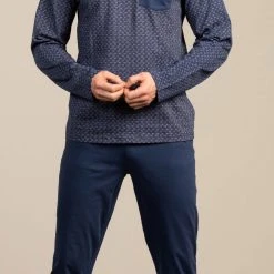 Eskimo Pyjama Eskimo Herren Schlafanzug (2 Tlg) Baumwolle