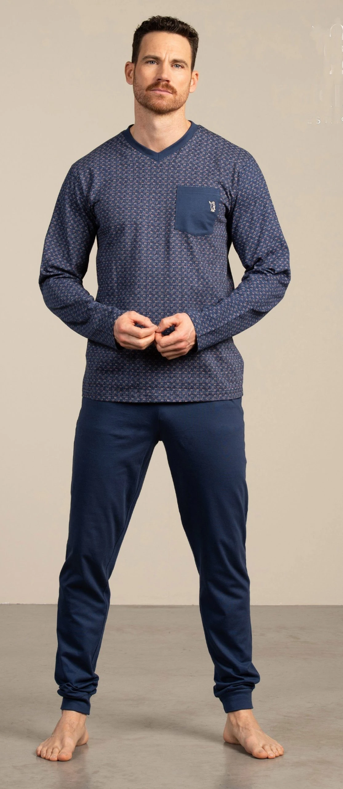 Eskimo Pyjama Eskimo Herren Schlafanzug (2 Tlg) Baumwolle 3 Eskimo Pyjama Eskimo Herren Schlafanzug (2 Tlg) Baumwolle