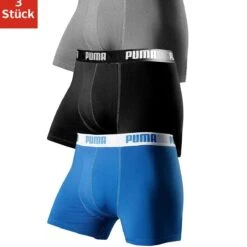 PUMA Boxer (Packung, 3-St) Mit Marken-Logo Im Bund