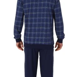 Normann Pyjama Herren Schlafanzug Langarm Pyjama Mit Bündchen Und Karierten Oberteil - 122 101 90 445 -Zimmerli Geschäft 7fca3333 0fe9 5ca3 8a9d b5c057dfc9ce scaled