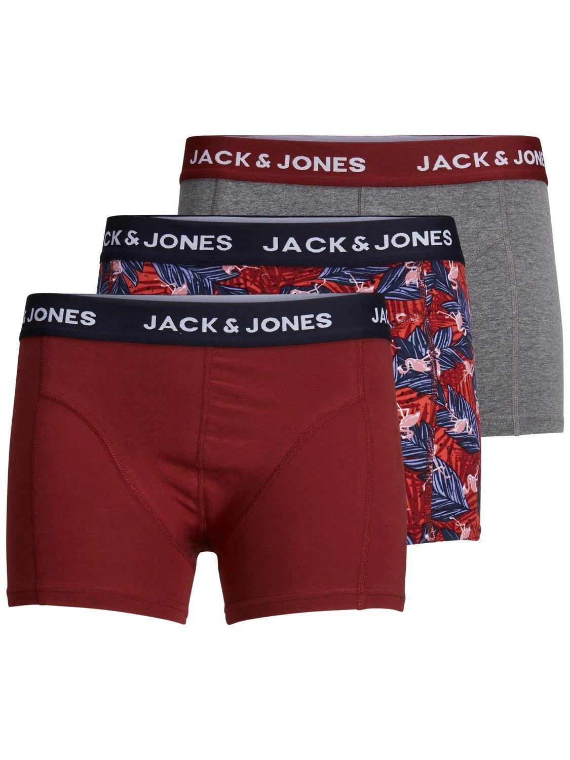 Jack & Jones Boxershorts JACRED FLAMINGO (3-St) Im 3er Pack 3 Jack & Jones Boxershorts JACRED FLAMINGO (3-St) Im 3er Pack