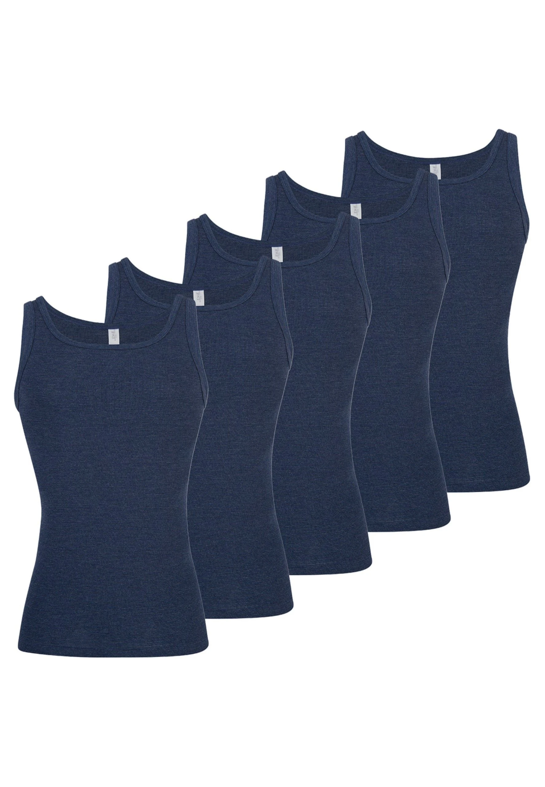 ESGE - Die Wäsche-Macher Unterhemd 5er Pack - Feinripp Jeans (Spar-Set, 5-St) Unterhemd - Baumwolle - Ohne Störende Seitennähte 3 ESGE - Die Wäsche-Macher Unterhemd 5er Pack - Feinripp Jeans (Spar-Set, 5-St) Unterhemd - Baumwolle - Ohne Störende Seitennähte