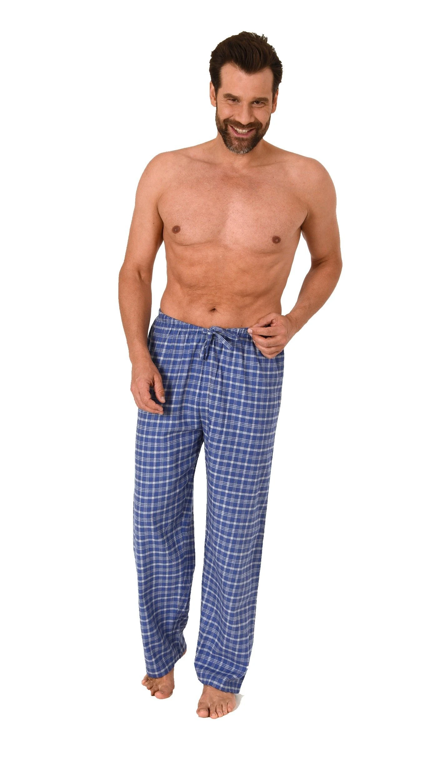 Trend By Normann Pyjama Herren Flanell Schlafanzug Hose Kariert Aus Baumwolle - Ideal Zum Relaxen - 222 122 15 851 3 Trend By Normann Pyjama Herren Flanell Schlafanzug Hose Kariert Aus Baumwolle - Ideal Zum Relaxen - 222 122 15 851