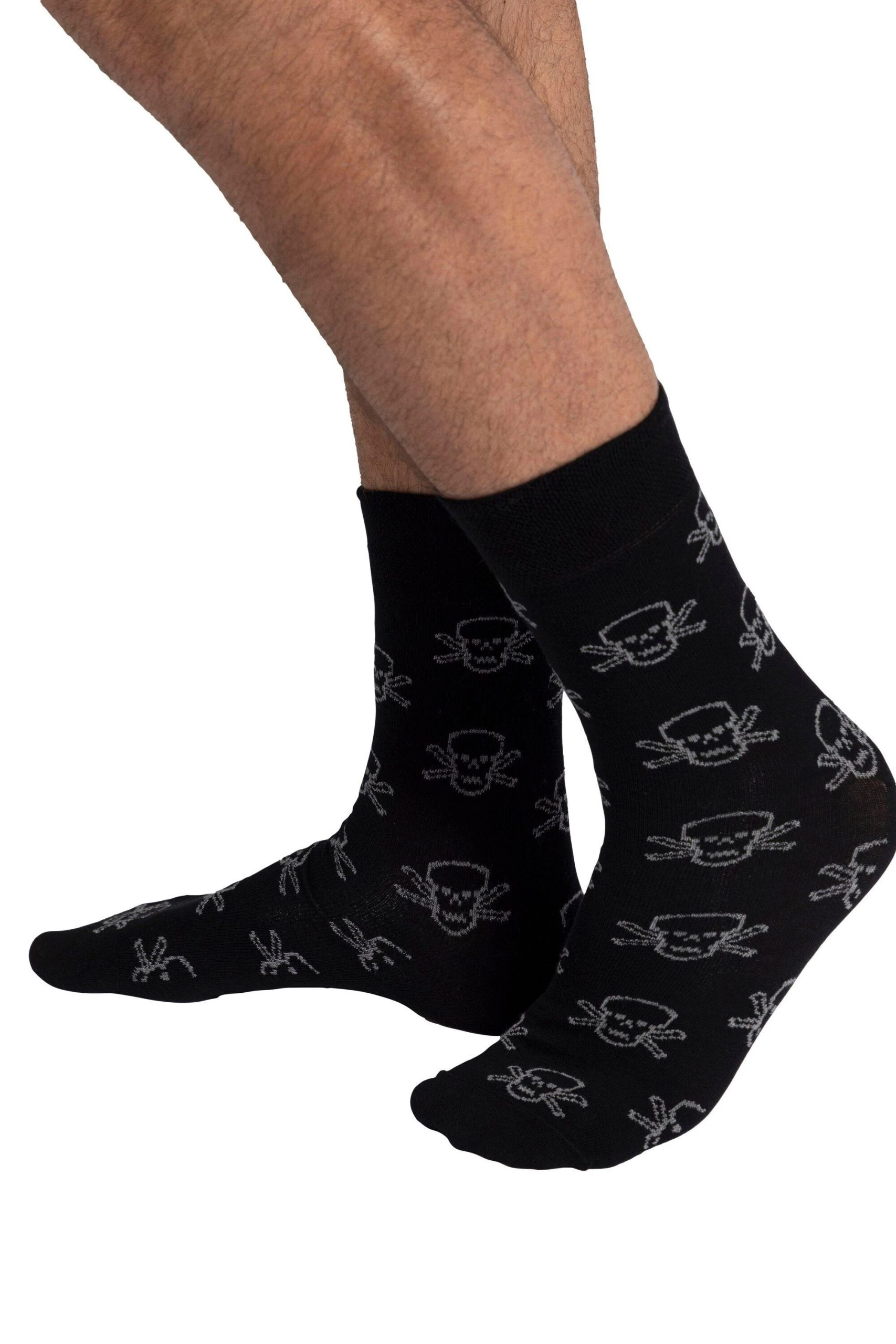 JP1880 Basicsocken JP1880 Socken 2er Pack Totenkopf Komfortbündchen 5 JP1880 Basicsocken JP1880 Socken 2er Pack Totenkopf Komfortbündchen – Bild 3