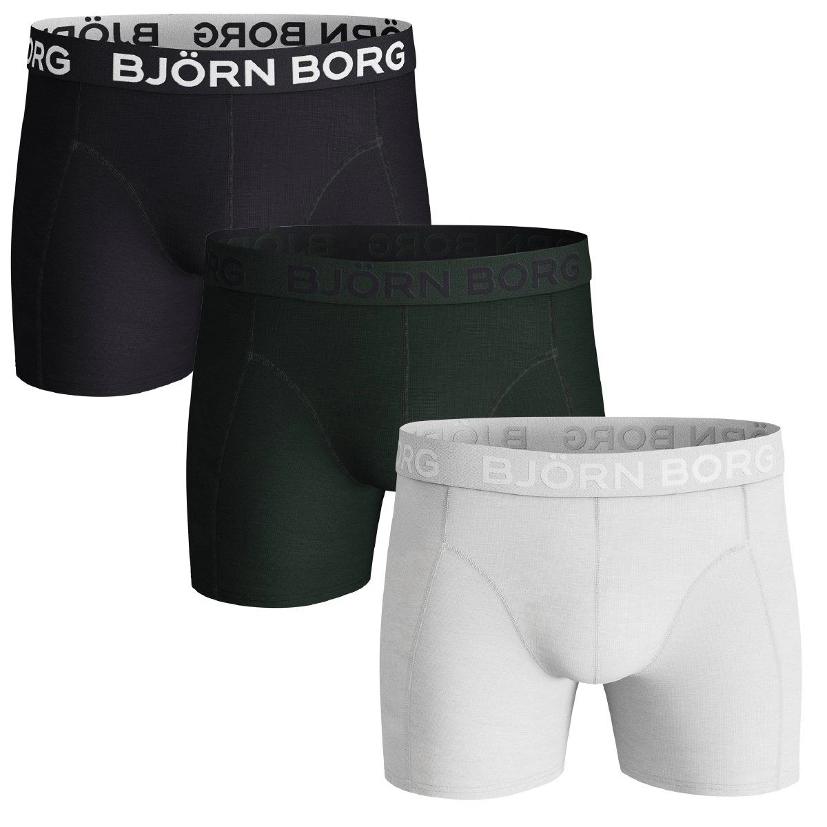 Björn Borg Boxershorts Sammy Seasonal Solid 3er Pack Herren (3-St) 3 Björn Borg Boxershorts Sammy Seasonal Solid 3er Pack Herren (3-St)