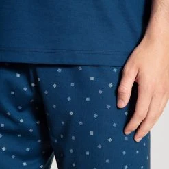 CALIDA Pyjama Calida Kurz-Pyjama Dunkelblau 40567 (1 Stück) Aus Reiner Baumwolle Single Jersey -Zimmerli Geschäft 8d93523e eecf 4a7d a835 9661e391ffbf