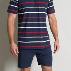 GÖTZBURG Shorty Midtown (Set, 2 Tlg) Klima Aktiv, Tasche, Streifen