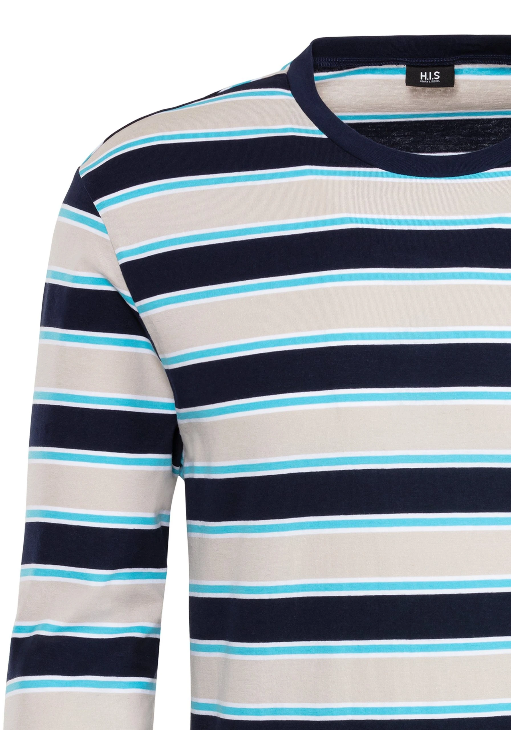 H.I.S Pyjama (2 Tlg., 1 Stück) In Schöner Streifenoptik 7 H.I.S Pyjama (2 Tlg., 1 Stück) In Schöner Streifenoptik – Bild 5