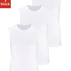 H.I.S Muscleshirt (3-tlg) Mit Rundhalsausschnitt