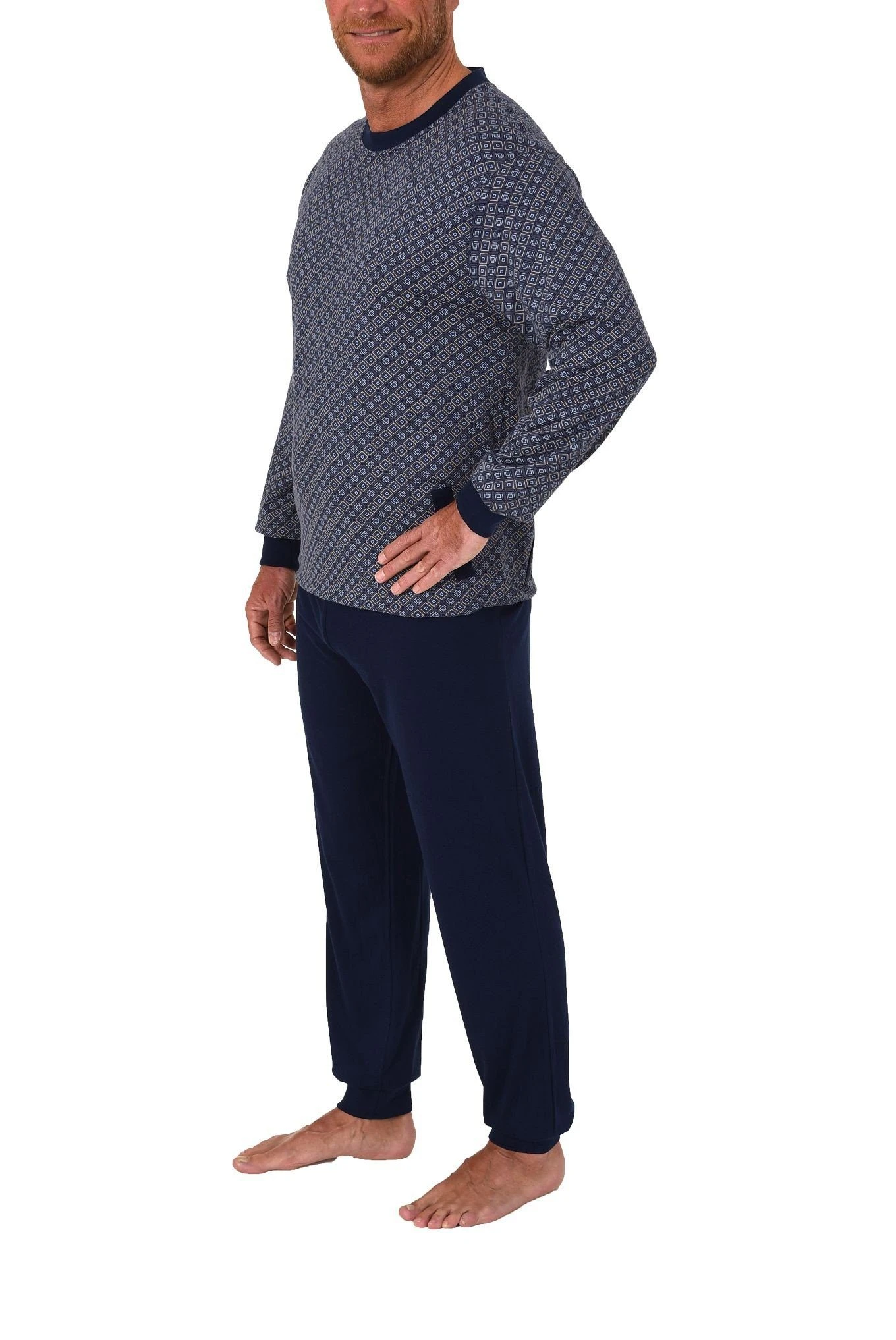 Normann Care Pyjama Herren Pflegeoverall Langarm Mit Diagonalen Reissverschluss Am Rücken 271 170 90 498 4 Normann Care Pyjama Herren Pflegeoverall Langarm Mit Diagonalen Reissverschluss Am Rücken 271 170 90 498 – Bild 2