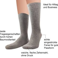 COOL7 Socken Herren Socken Cotton Comfort 10er Pack (10er Pack, 10er Pack) Die Socken Haben Einen Weichen Bund Und Schneiden Daher Nicht Ein -Zimmerli Geschäft 9f0e85e9 bb33 434b 8d3b 0b5ce850a726