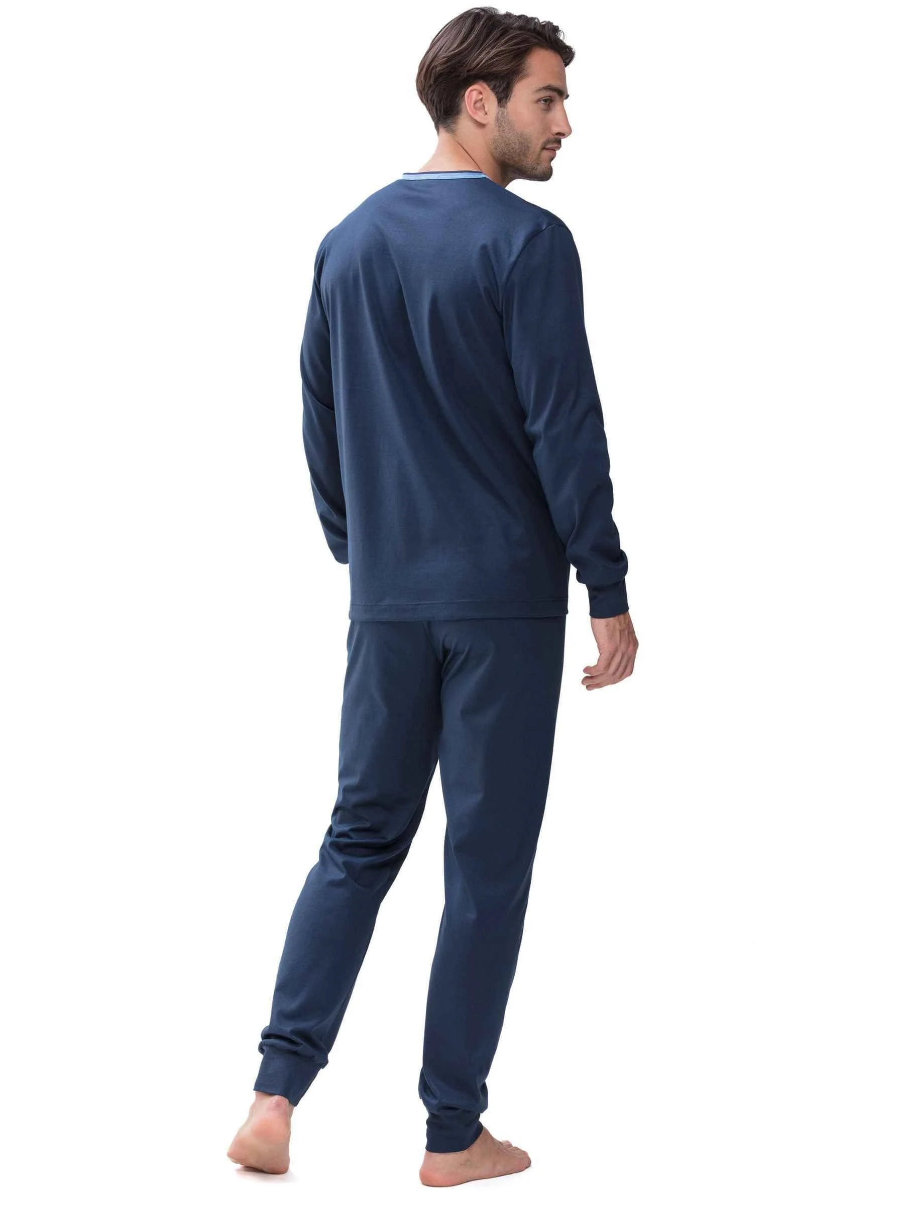 Mey Pyjama Bündchen-Pyjama Mit V-Neck (2 Tlg) 6 Mey Pyjama Bündchen-Pyjama Mit V-Neck (2 Tlg) – Bild 4