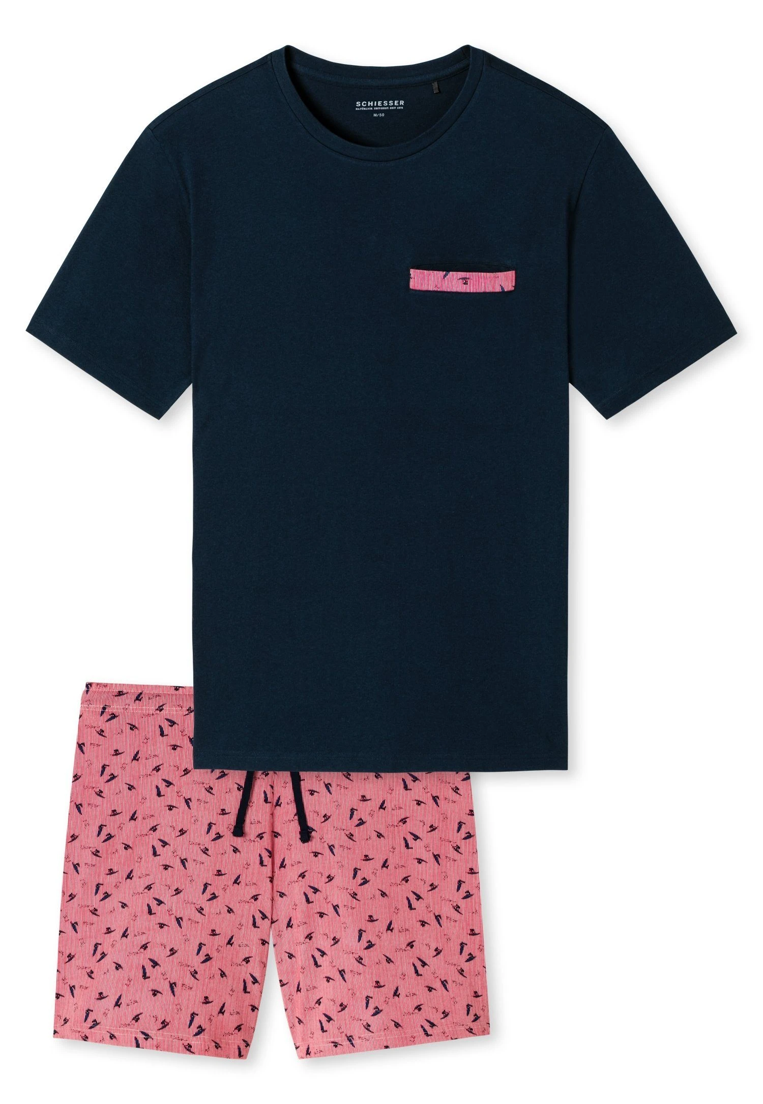 Schiesser Shorty Schlafanzug Kurz 3 Schiesser Shorty Schlafanzug Kurz