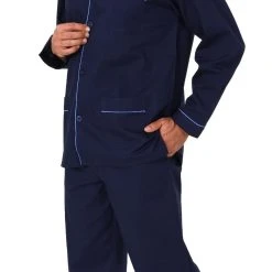 Normann Pyjama Klassischer Herren Pyjama Gewebt Mit Durchknöpfbarem Oberteil - Popeline - 191 101 91 110 -Zimmerli Geschäft add376da 2b0d 5faa 8607 aab04284cc6f scaled