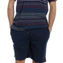 Pastunette Pyjama Pastunette Schlafanzug Herren Kurz Mix Und Match Baumwolle