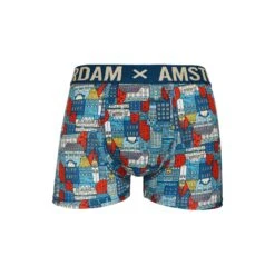 Holland Underwear Boxershorts Boxershorts Herren Premium Stretch Baumwolle Amsterdam Häuser AMS-005