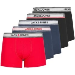 Jack & Jones Boxershorts JACSKYLER TRUNKS 5 PACK (Packung, 5-St)