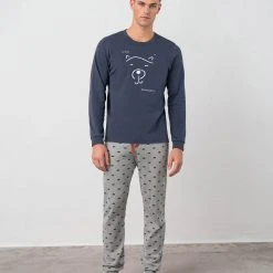 Vamp Pyjama UOMO Di VAMP (Set, 2 Tlg., Set) Herren Schlafanzug Pyjama Langarm Baumwolle Interlock -Zimmerli Geschäft b9028796 7909 5169 beaa 982013ed7a66