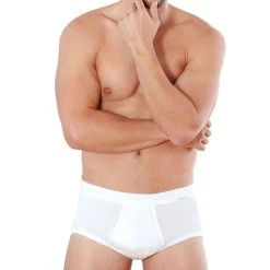 Ammann Slip Doppelripp Exquisit (2-St) Mit Eingriff, Aufgedoppelter Front- Und Gesäßbereich Im 2er Pack