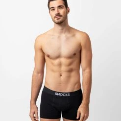SNOCKS Boxershorts Enge Unterhosen Herren Männer (6-St) Aus Bio-Baumwolle, Ohne Kratzenden Zettel