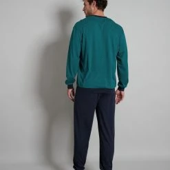 GÖTZBURG Pyjama GÖTZBURG Herren Pyjama Grün Bedruckt (1 Tlg) -Zimmerli Geschäft be8dfe99 b6c7 53e6 a753 fa291f330b02 scaled