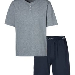 S.Oliver Pyjama (2 Tlg., 1 Stück) Oberteil In Melange-Optik Mit Knopfleiste -Zimmerli Geschäft bf7d97fc 1d53 5dd8 ab5f 450735c797c2 scaled