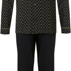 Robson Pyjama Herren Schlafanzug Geknöpft (2 Tlg) Baumwolle